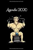 agenda para hombre 2019  Agenda 2020: Regalo para Amantes del Gimnasio, Calendario 2020, Agenda Semanal y Mensual, Enero 2020 - Diciembre 2020, 15.24x22.86 cm