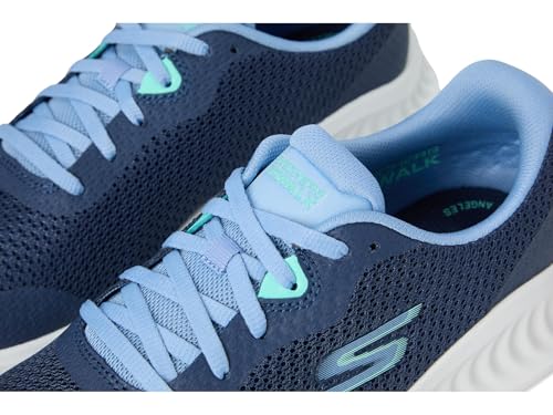 Skechers Women's Go Walk Now Narissa Sneaker, Navy/Blue, 10