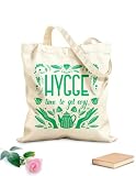 AILOONG Borse in tela con fantasia personalizzabile concetto di hygge e lettering a mano, design di motivi popolari scandinavi Tessuto spesso 340g/m² Abbinabile agli abiti