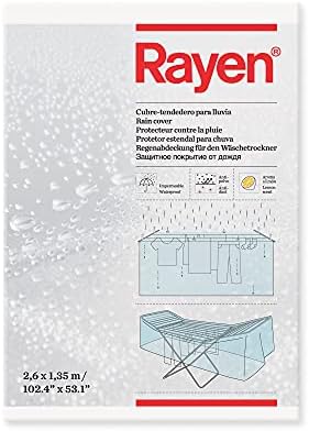 Rayen | Waterproof clothesline cover for rain | Clothesline cover | Lemon-scented dust cover | Dimensions: 260 x 135 cm
