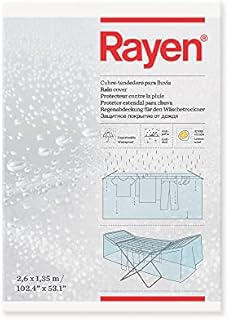 Rayen | Waterproof clothesline cover for rain | Clothesline cover | Lemon-scented dust cover | Dimensions: 260 x 135 cm