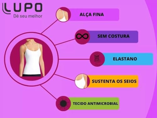 Lupo Básica, Blusa Feminino, Branca (White), G