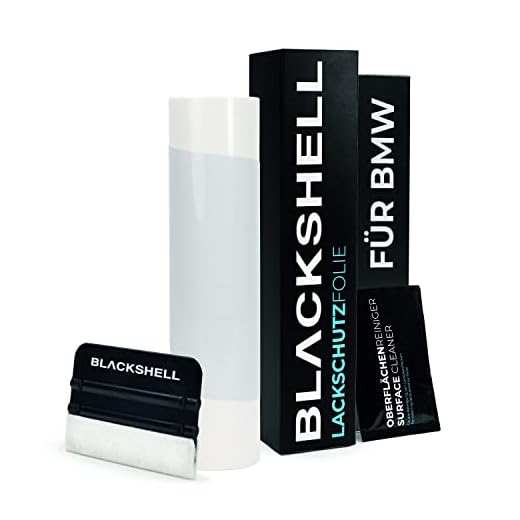 Blackshell® Ladekantenschutz Folie passend für BMW 3er Touring | Typ F31 | Bj. 2015-2019 (Facelift) Transparent - passgenauer Stoßstangenschutz inkl. Set für Folierung