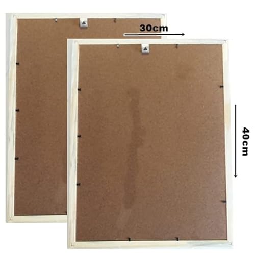 KIT 4 Porta Retrato 30x40 Moldura Preta A3 (TAMANHO)