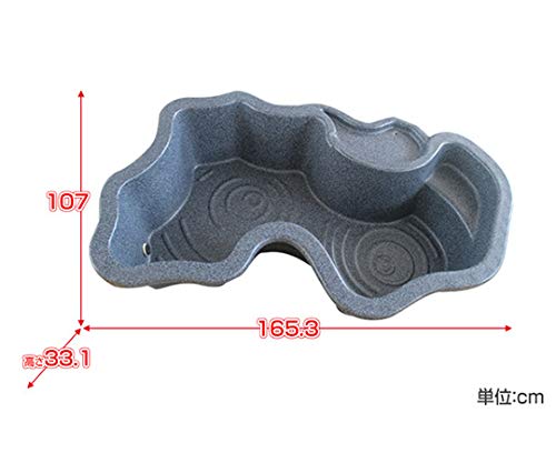 Amazon.co.jp: ゼンスイ なごみ池(庭園埋め込みタイプ) LW 240L