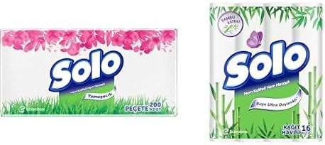 Solo Peçete 200'lü x1 + SOLO 16'lı x1