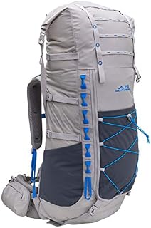 ALPS Mountaineering Nomad Internal Frame Backpack 65L-85L, Gray/Blue