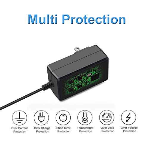 Vhbw For Sony Srs Xb40 Speaker Charger 9.5V Ac Adapter For Sony Srs-Xb40 Blk Blue Red Portable Bluetooth Wieless Speaker, Sony Cmt-V10Ipn Ac-Nsa18-95 Dvp-Fx930 Dvd Player Power Supply Cord #TOP3