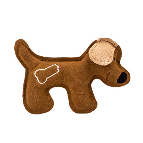 Xzbnwuviei Pet Cartoon Leder Hundespielzeug Kauen Training Zahnbeständig Spielzeug für Hunde Welpen Biss Sound Spielzeug Cover