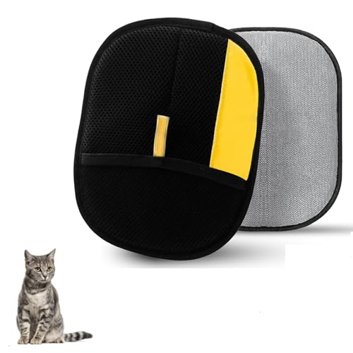 Cat Shedding Tools, Cat Brush for Shedding, Pet Self-Cleaning Pin Comb for Short & Long Hair Cats - Professional Deshedding Tool