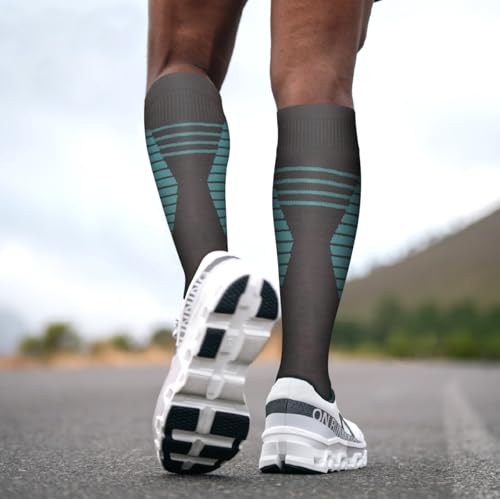 Image of COOLOVER Copper Compression Socks for Women and Men(6 Pairs)-Best Support for Running, Athletic, Travel