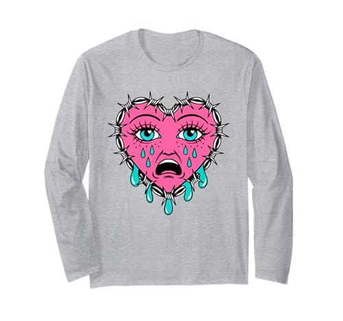 Crying Heart Tattoo - Traditional Old School Tattooed Inked ����T�V���c