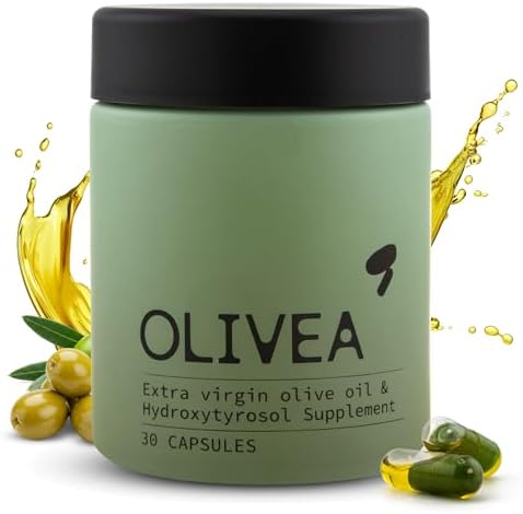 OLIVEA - 30ct Extra Virgin Olive Oil and Olive Fruit Extract Caps...
