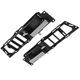 HECASA Front Interior Door Handle Compatible with 1988-1994 Chevrolet Chevy Blazer, Suburban, Silverado, GMC C/K 1500 2500 3500, Yukon, Sierra W/Case and Chrome Lever Driver and Passenger Side 2 Set