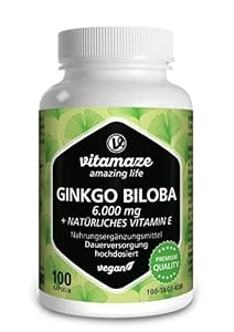 Vitamaze Ginkgo Biloba 6000 mg Kapseln