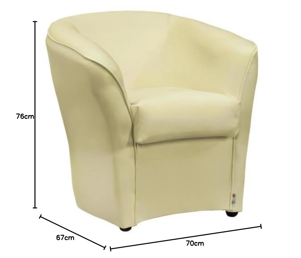 Poltrona Ecopelle Poltrona POZZETTO In Ecopelle E Tessuto