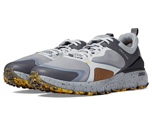 Cole Haan Men's Zerogrand Overtake All-Terrain Runner Ii Sneaker, Grey/Yellow/Black, 10 #TOP3