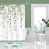Shower Curtains Green Tropical Plants Bathroom Polyester - View #6