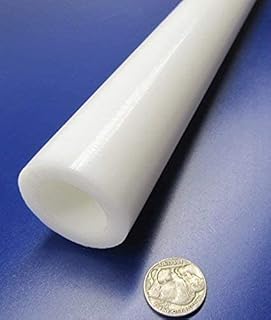 Delrin White Acetal POM Round Tube 1.50