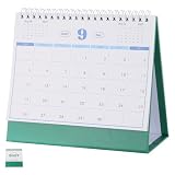 CVUTOVO Desk Calendar 2027 da Scrivania Verde, Planner Mensile Cavalletto