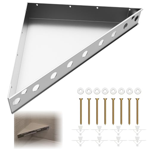 Fengone Floating Shower Bench kit,Custom Shower Seat Corner Bench Seating