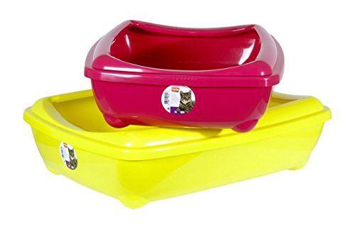 Katzentoilette Arist-O-Tray Hawai L: 50 cm B: 38 cm H: 13 cm farblich sortiert + Rand