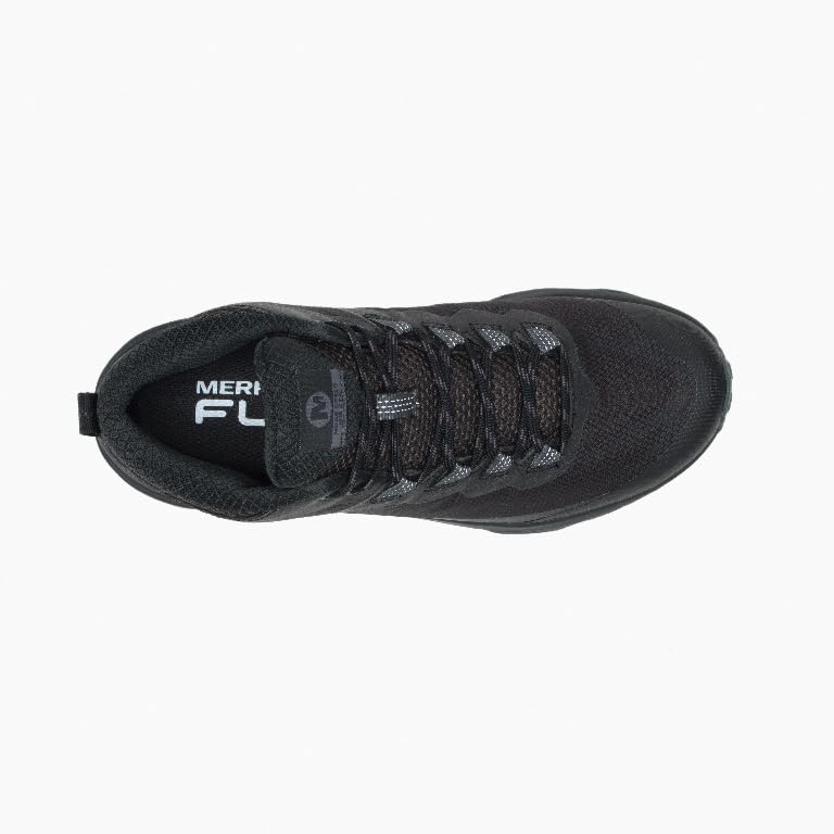 Image of Merrell Moab Speed Mid, Women's Sneaker, Black Asphalt, 7.5