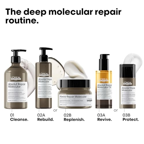 Shampooing Absolut Repair Molecular 'oréal Professionnel 500ml - vue 9