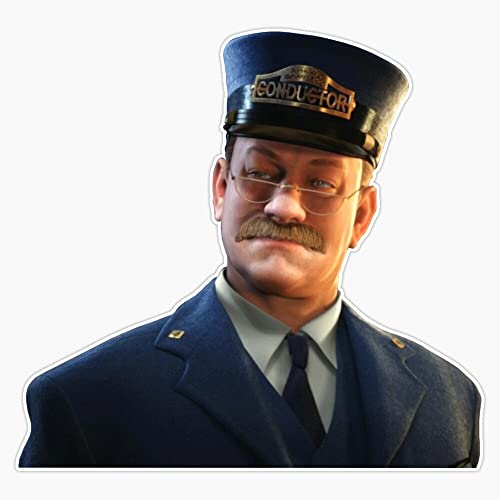 Polar Express Conductor Sticker Sticker Decal Bumper Sticker Waterproof 5