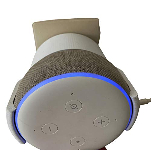 Suporte Splin para Echo Dot 3 modelo all-in-one de Tomada (branco)