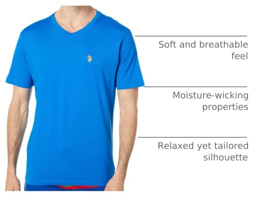 Image of U.S. Polo Assn. Men's Solid V‑Neck T-Shirt