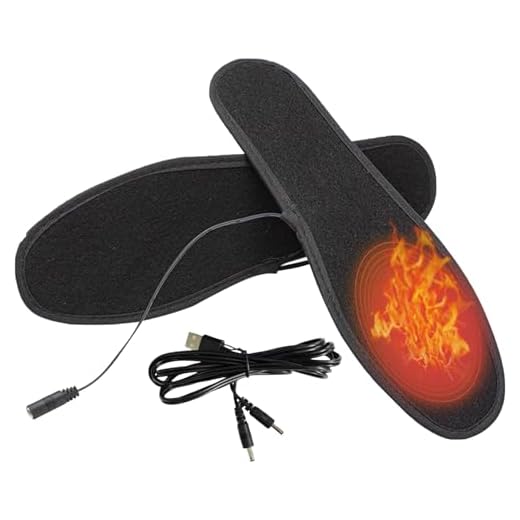 Palmilhas com Aquecimento para Calçado | Aquecedor de Pés de Longa Duração | Palmilhas Aquecidas USB Para Deslocamentos Diários, Campismo, Uso Doméstico, Esqui, Caminhadas, Ambiente De Trabalho, Inver
