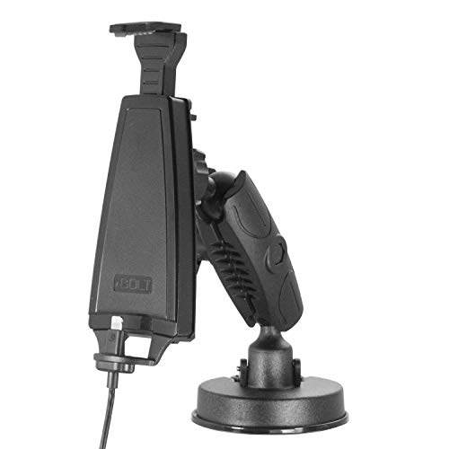 Apple Mfi Certified Ipro2 Bizmount Phone Holder/Mount W/Heavy Duty Suction Cup And Integrated Charging Cable- For Your Windshield, Dashboard - For Fleets, Cars, Trucks (Iphone Xs/Xs Max/ 8/8 Plus) #TOP5