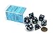 Polyhedral 7-Die Chessex Dice Set - Speckled Stealth