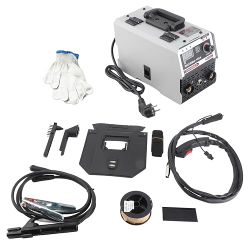 Mumusuki Máquina de Soldadura de Doble Propósito 120A, Soldadora Inversora IGBT Liviana y Compacta con Pantalla Digital y Ventilador de Enfriamiento de Alta Eficiencia, para Soldadura (Enchufe