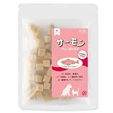 ピーチパウ Peach Paw 犬 猫 おやつ 魚 無添加 フリーズドライ ヒューマングレード 天然素材 キューブ ふりかけ カリカリ ドライフード ソフト ウェットフード ドッグフード キャットフード ペットフード エサ サーモン サケ 鮭 30g