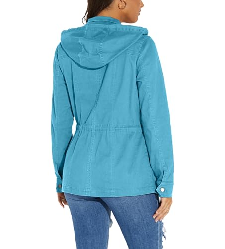 Shekiss CASUAL FALL DENIM BUTTON JACKETS Casual Fall Denim Jackets thumb #1