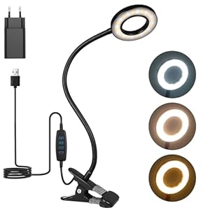 TBTeek LED Klemmleuchte Leselampe HL-TJ8010A-101
