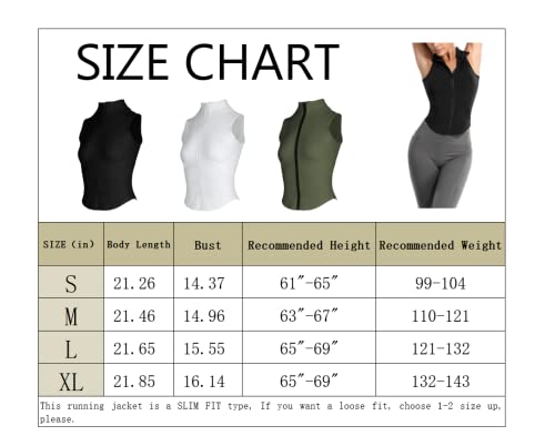 Rowai Women Sleeveless Athletic Tank Top Shirts Workout Gym Seamless Vests Yoga Fitness (Small, White) #TOP4