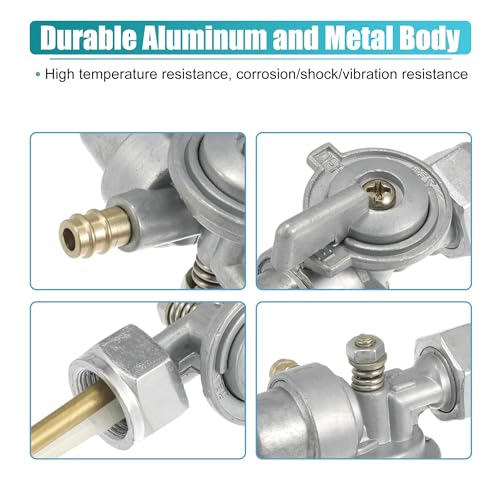 Image of uxcell Motorcycle Fuel Valve Petcock with Male Thread for Yamaha RX50 RD60 YZ80 DT80 GT80 DT100