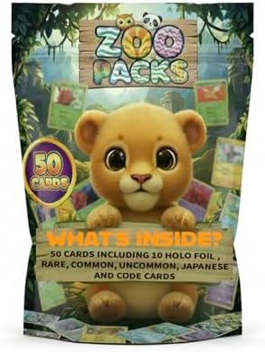 TCG 50 Card Starter Pack - Amazon Exclusive - Includes 10 Holograms + WOTC Vintage Cards + Japanese Card + Variety of Rares & Commons - Compatible with Pokemon Cards image 2