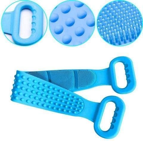 Esponja De Banho Flexível Em Silicone Para Esfoliar Esfregar Limpeza Profunda Da Pele Esfregão Esfol