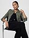 PAIGE Women's Pacey Jacket, Vintage Ivy Green, XS