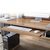 Mejora tu espacio de trabajo con nuestra bandeja ajustable para teclado, con un diseño elegante y un deslizamiento suave. Dimensiones: longitud 54/60/70 cm, ancho 27 cm, peso 25 kg. Desliza tu teclado sin esfuerzo dentro y fuera, y disfruta de una fácil instalación con los accesorios de montaje incluidos. Eleva tu comodidad y productividad con este accesorio esencial de oficina.