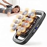 LIONVISON Massage Gun Deep Tissue: 20 Interactive Heads Electric Muscle Massager Gun with 50KG Force and 35mm Amplitude - Home Fitness Recovery Tool for Athletes and Gym Users