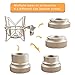 Microphone Shock Mount Mic Holder - Anti Vibration Spider Shockmount Compatible with Many Recording Condenser Microphones Like AT2020 AT2020 USB+ Samson G Track Pro Rode NT1-A Neumann U87 etc.