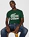 Lacoste Men's Print Cotton T-Shirt, Green, XX-Small