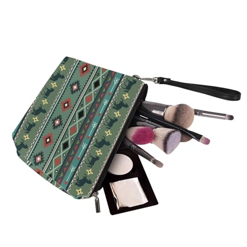 Image of Southwest Horse Tote Handbag Top Handle Purse for Women, Aztec Large Purse and Wallet Set for Women Hobo Bag Satchel Bag with Zipper PU Wallet, Handbag and Wallet Combo, Gift for Mom