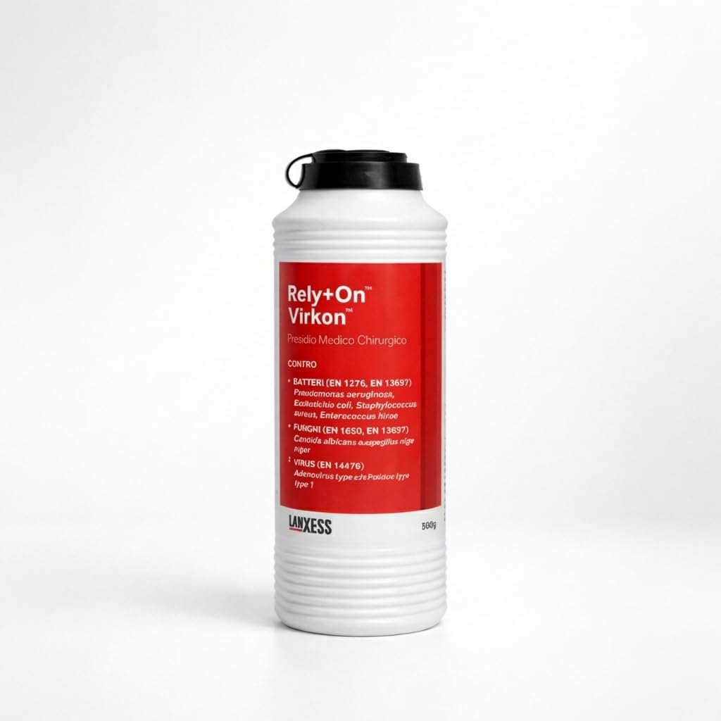 Rely+On Virkon, disinfettante di alto livello per superfici, da 500 grammi