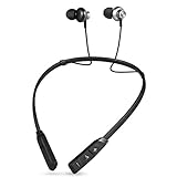 blueear Cuffie Bluetooth Neckband Auricolari Sportivi Wireless Super Bassi con Auricolari Impermeabili IPX5 Batteria per 10 Ore Chiamate in Viva Voce Cuffie CVC 6.0 con cancellazione del Rumore